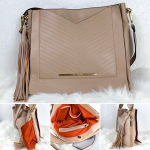 🔥 Steve Madden - Tan Beige Shoulder Handbag Purse